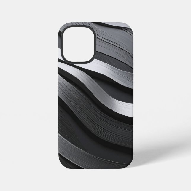 Funda Para iPhone blanco y negro (Reverso )