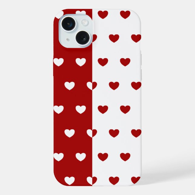 Funda Para iPhone Blanco y rojo (Reverso )