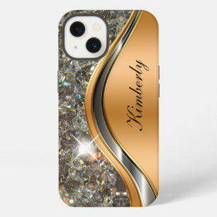 Bling Monograma Glitzy Elegante