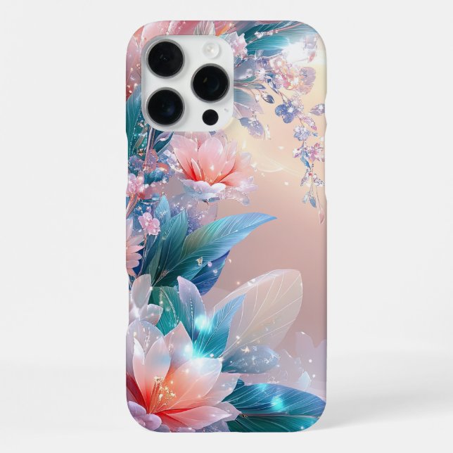 Funda Para iPhone Bloom etéreo: una fantasía floral soñadora (Reverso )