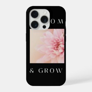 Bloom & Grow Floral Rosa Suave Estética iPhone 15