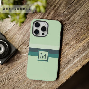Bloque de Color Verde Teal Suave Luz Personalizabl