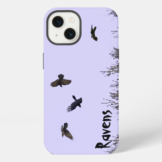 Funda Para iPhone Bloque de Ravens (Reverso )
