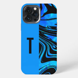 Funda Para iPhone 13 Pro Max Bloque Duotone y Azul giratorio