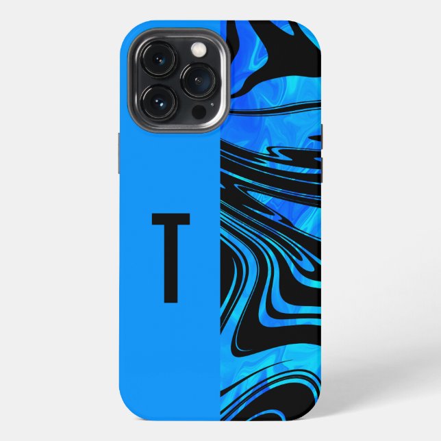 Funda Para iPhone Bloque Duotone y Azul giratorio (Reverso )