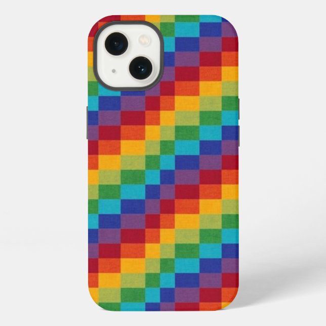 Funda Para iPhone Bloques coloridos (Reverso )