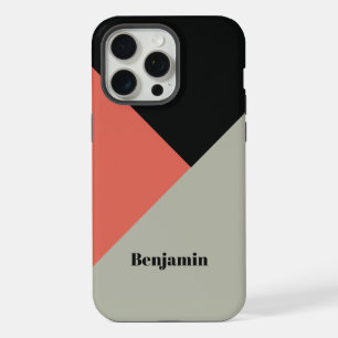 Bloques de color modernos y trendy nombre personal