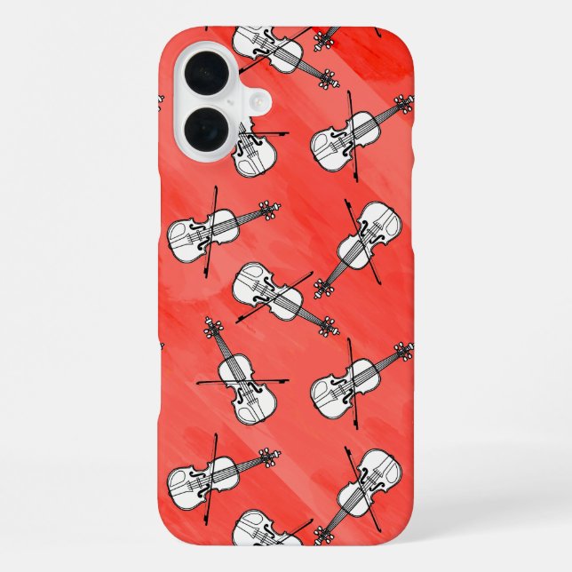 Funda Para iPhone Bloques de violín coloridos (Reverso )