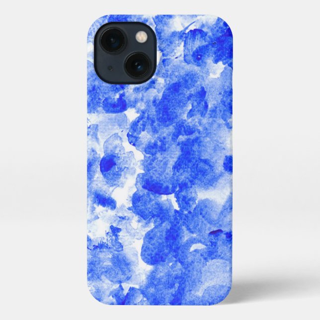 Funda Para iPhone  Blue and white i-Phone Case (Reverso )