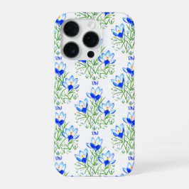 Funda Para iPhone 16 Pro Blue Crocus