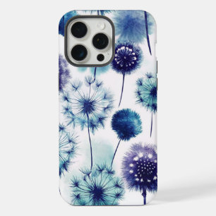 Blue Dandelion Watercolor