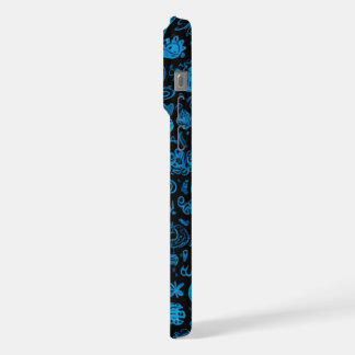 Blue Doodles iphone 15 pro max funda