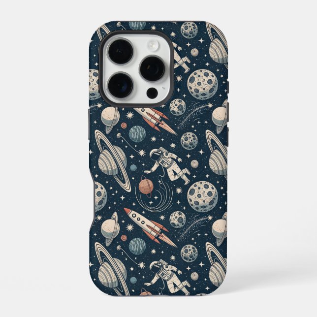 Funda Para iPhone Blue Galaxy Adventure (Reverso )