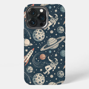 Funda Para iPhone 13 Pro Blue Galaxy Adventure