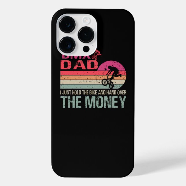 Funda Para iPhone BMX Dad Yo Solo Sostengo La Bicicleta Y Le Doy La  (Reverso)