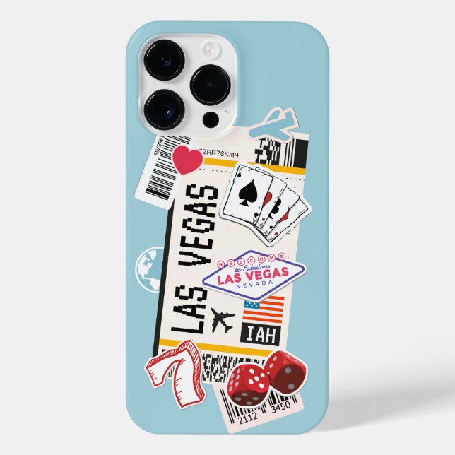 FUNDA PARA iPhone BOARDING PASS LAS VEGAS NEVADA USA (Reverso)