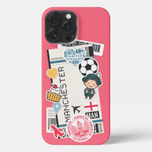 Funda Para iPhone 13 Pro Max BOARDING PASS MANCHESTER, ENGLAND iPhone CASE