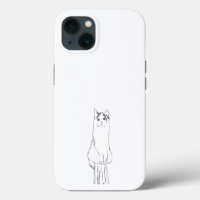 Boceto de gato lindo moderno