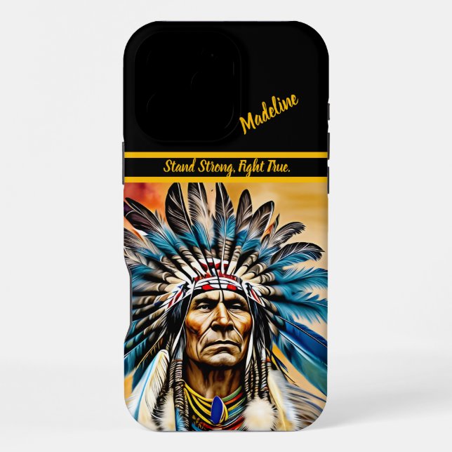 Funda Para iPhone Boceto tradicional: Espíritu salvaje (Reverso )