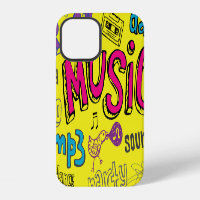 Bocetos de música garabateados sin costuras de fon