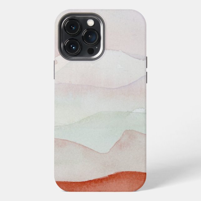 Funda Para iPhone Boho Acuarela  (Reverso )