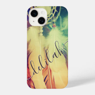 Funda Para iPhone 14 Boho Bohemian Dreamcatcher Feathers Retro Stunning
