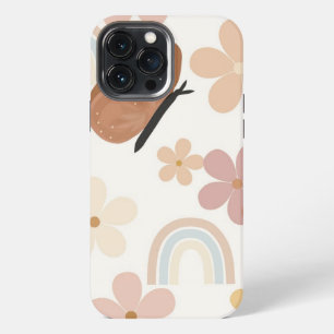 Funda Para iPhone 13 Pro Max Boho Butterfly & Floral Vintage Phone Case