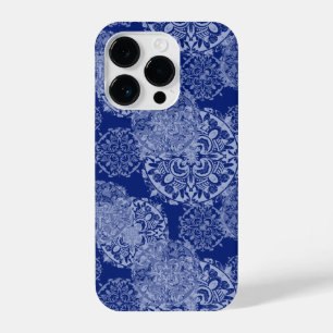 Funda Para iPhone 14 Pro Boho Moody Blues Mandalas