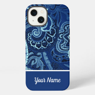 Boho Navy Blue Bandanna