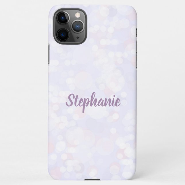 Funda Para iPhone Bokeh Charm Silver (Reverso)