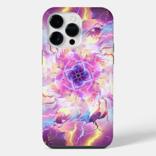 Funda Para iPhone 14 Pro Max Bola de Fuego de Relámpago Explosión