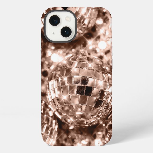 Funda Para iPhone Bolas de Disco Glam 17 (Reverso )