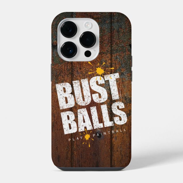 Funda Para iPhone Bolas de Estallido de Paintball (Reverso )
