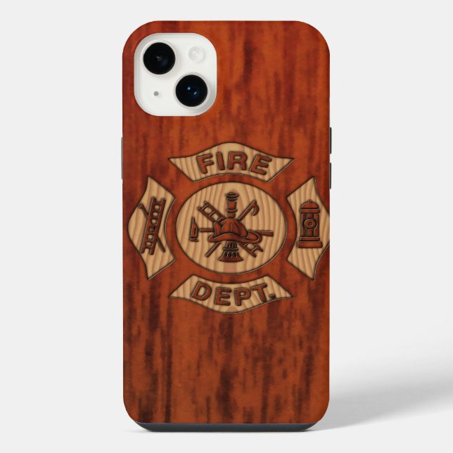 Funda Para iPhone Bombero Elegante (Reverso)