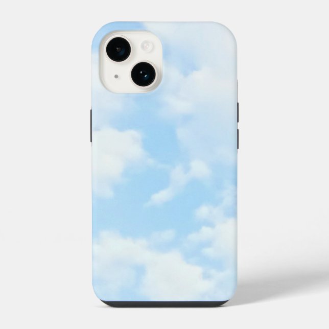 Funda Para iPhone Bonito azul claro (Reverso )