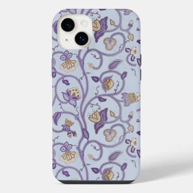 Funda Para iPhone Bonito Jacobean Patterned (Reverso)