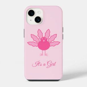 Funda Para iPhone 14 Bonito Niña Bebé Rosa Agradecimiento Personalizado