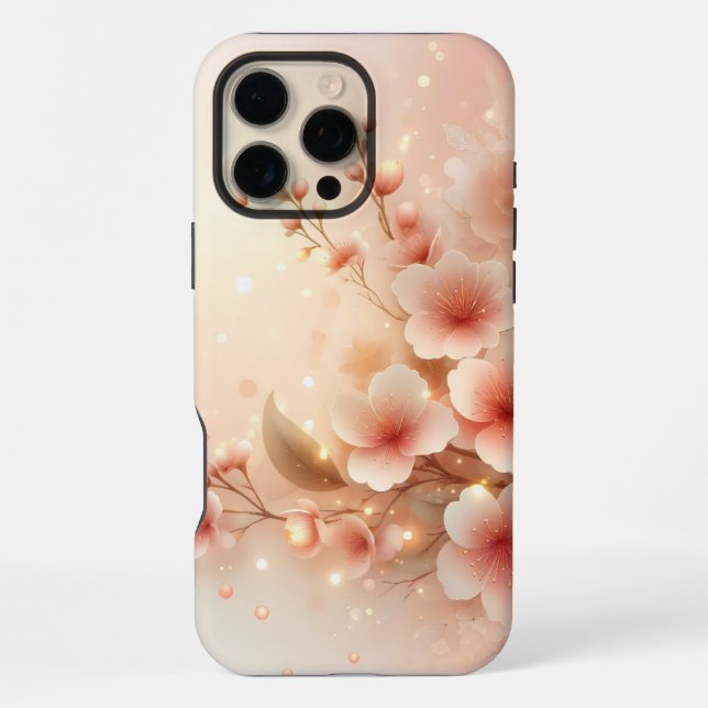 Funda Para iPhone Bonitos patrones florales (Reverso )