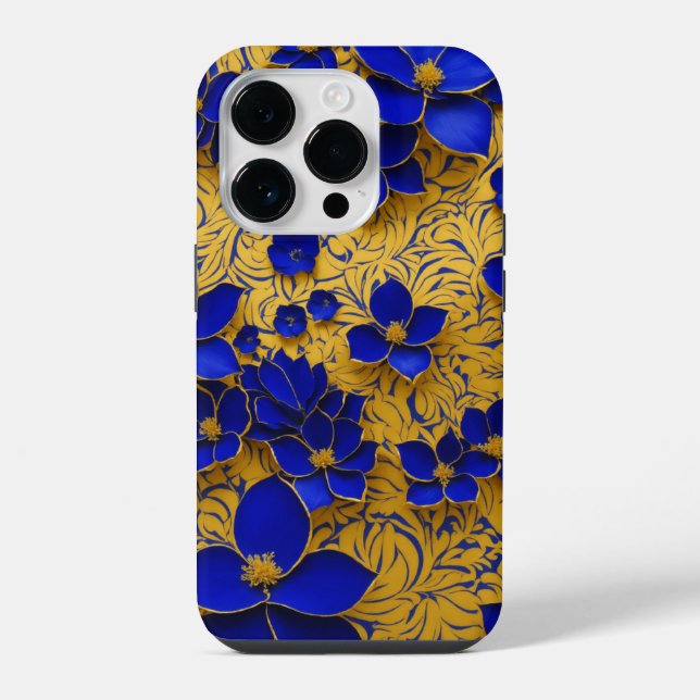Funda Para iPhone Bonitos patrones florales (Reverso )