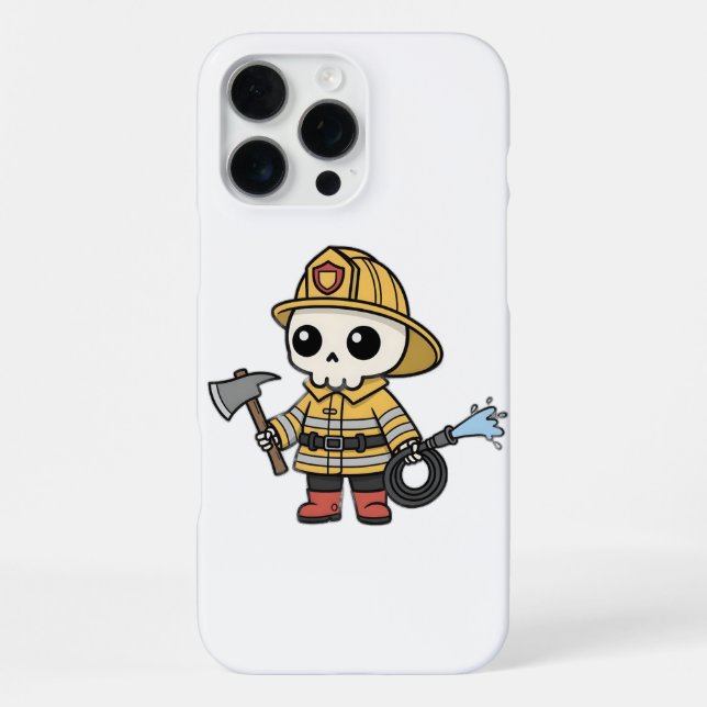 Funda Para iPhone Boonis como bombero (Reverso )