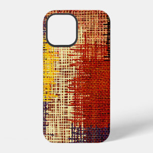 Funda Para iPhone 12 Bordado - ornamento sin costuras. Líneas de colore