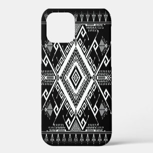Funda Para iPhone 12 Borde étnico geométrico indio, abstracto.