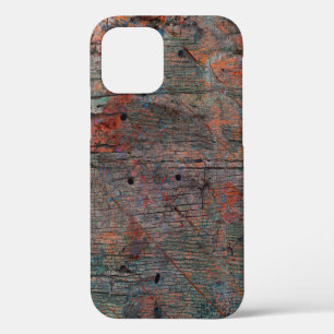 Funda Para iPhone 12 Borde multicolor abstracto con fondo abstracto