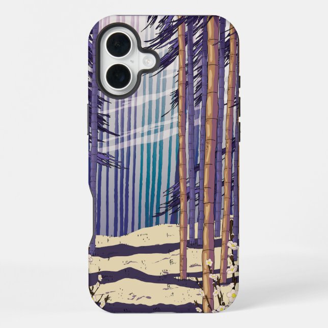 Funda Para iPhone Bosque de Bambú (Reverso )