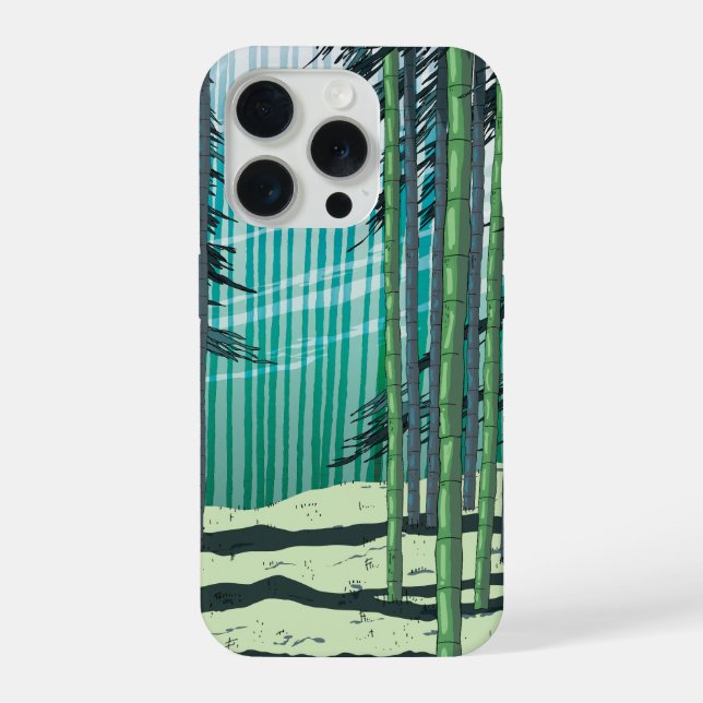 Funda Para iPhone Bosque de Bambú (Reverso )