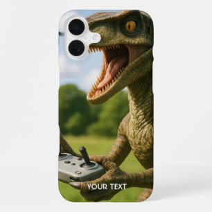 Funda Para iPhone 16 Plus Bosque de drones de dinosaurios
