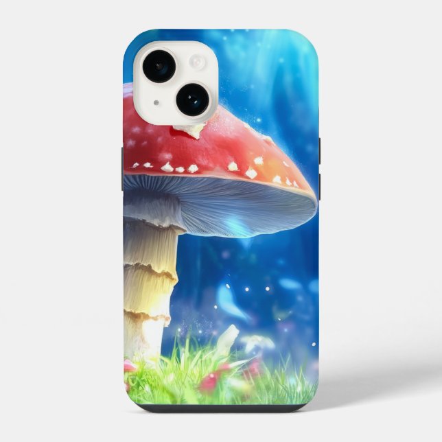 Funda Para iPhone Bosque de Hongos (Reverso )
