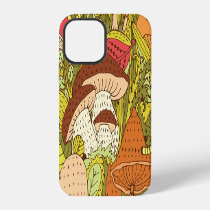 Funda Para iPhone 12 Bosque de hongos abstracto: patrón artístico