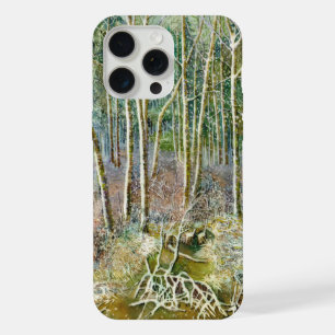 bosque invernal Pintura en acuarela
