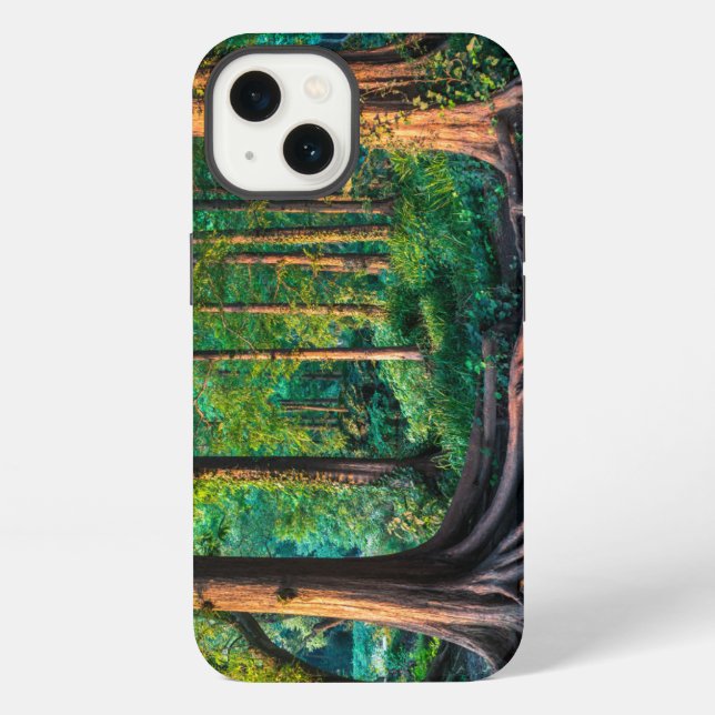 Funda Para iPhone Bosques | Vegetación y bosque (Reverso )